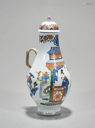 Chinese Enameled Porcelain Covered Vessel