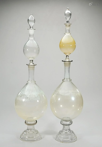 Two Old or Antique Glass Scientific Instruments