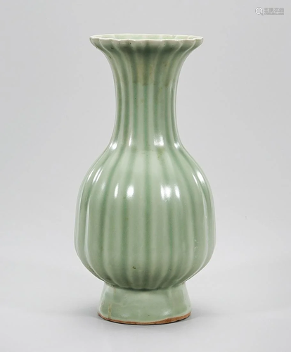 Chinese Longquan Glazed Porcelain Vase