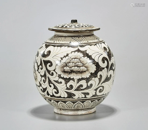 Chinese Song-Style Covered Jar