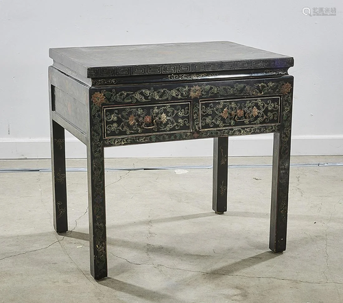 Chinese Painted Wood Table