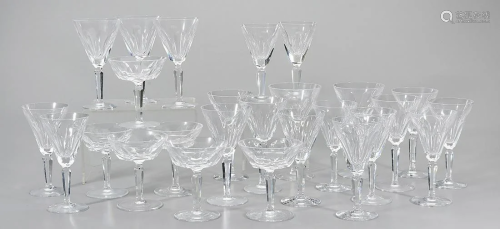 Four Groups of Waterford Crystal Glasses