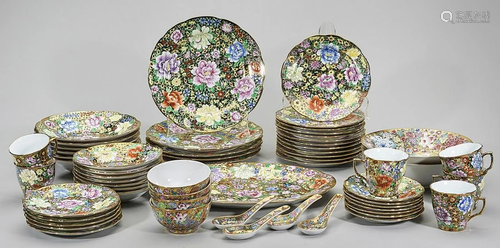 Large Set of Chinese Porcelain Dinnerware