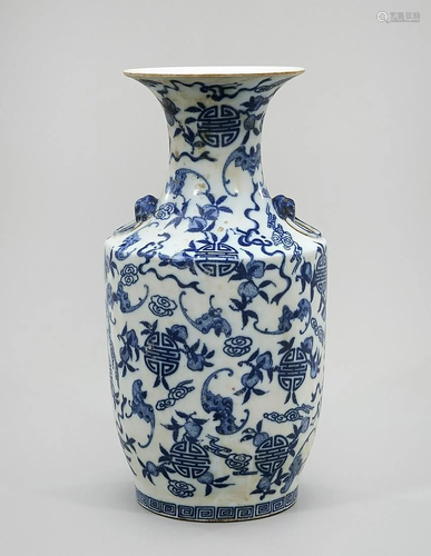 Chinese Blue and White Porcelain Vase