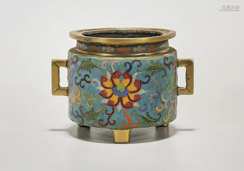 Chinese Cloisonne Censer