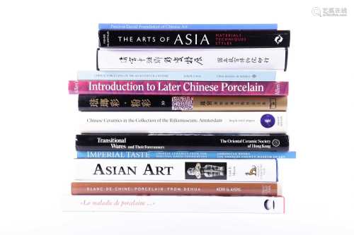 A collection of Chinese Porcelain reference books, comprising, La Maladie de Porcelaine - East Asian