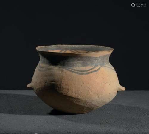 Pot à deux prises Chine, période néolithique Terre…