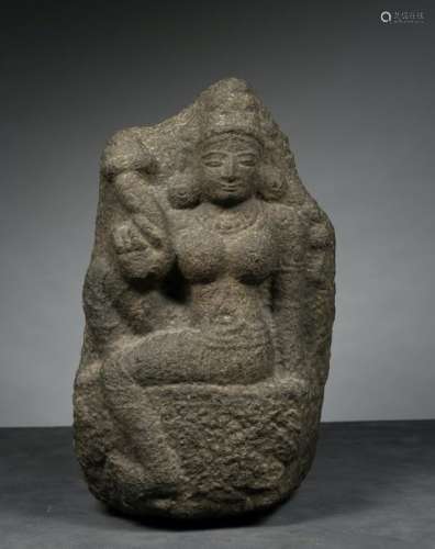 Devi Inde méridionale, ca 10° 13° siècles Granite.…