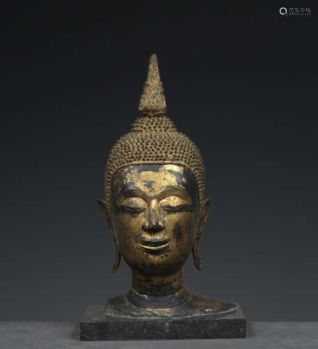 Buddha Thaïlande, ca 16° 17 ° siècles Alliage cuiv…