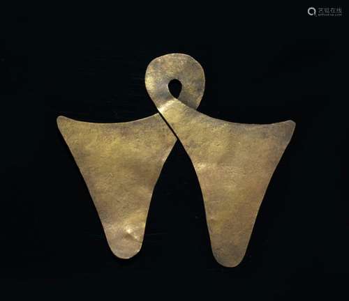 Île de Sumba Indonésie Cuivre. H. 10 cm Pectoral M…