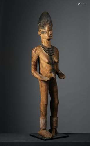 Igbo Nigeria Bois. H. 122 cm Ancienne statue class…