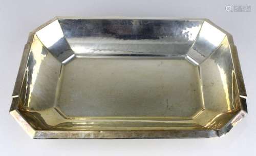 Brotschale aus 830er Silber, deutsch 1930er Jahre,…