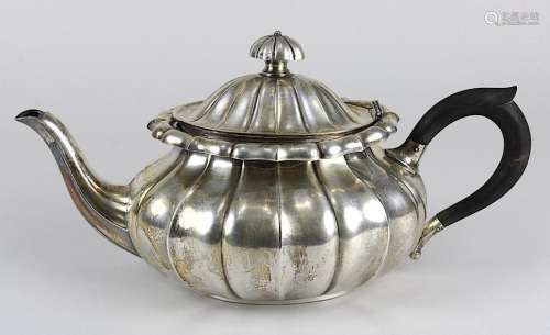 Silberne Teekanne, deutsch um 1920, im englischen …