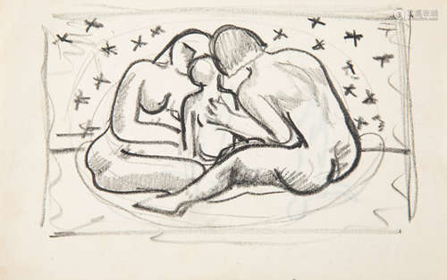 A DOUBLE SIDED DRAWING BY ROCKWELL KENT (AMERICAN 1882-1971)