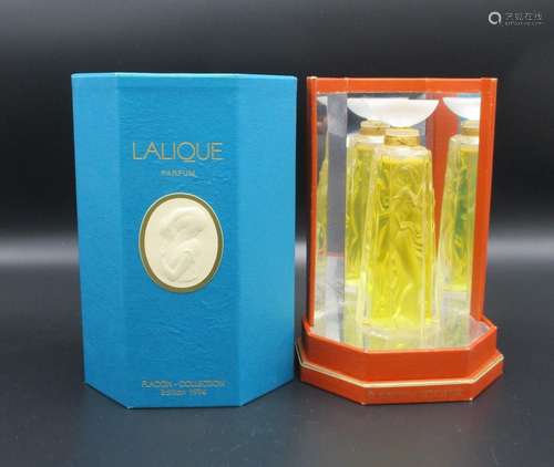 A Lalique Limited Edition perfume, 1994 Flacon Collection, 'Les Muses', etched to underside