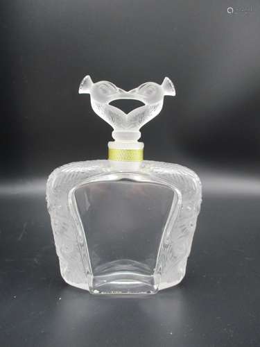 A Lalique Limited Edition perfume bottle, 2010 Flacon Collection, 'Paon', etched to underside