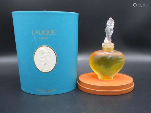 A Lalique Limited Edition perfume, 1997 Flacon Collection, 'Amour', etched to underside Lalique R