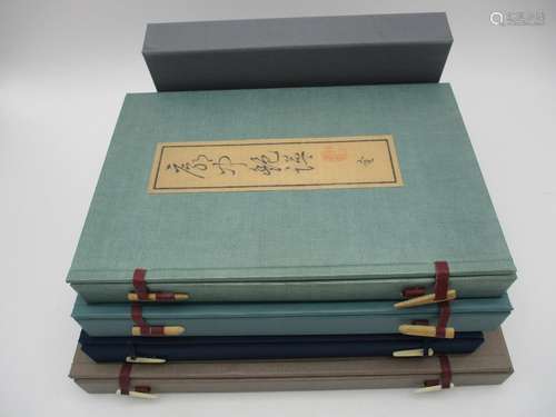 A small collection of Japanese ehon (picture books), to include a Meiji period copy after Saito