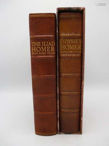 Homer. The Iliad [and] The Odyssey, translated by Alexander Pope, 2 volumes, Nonesuch Press, 1931,