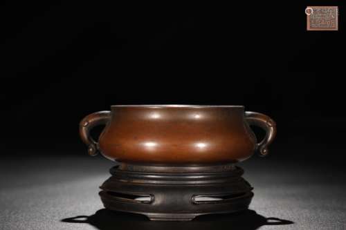 chinese bronze incense burner,ming dynasty