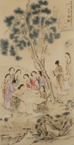 chinese painting by zhu meicun