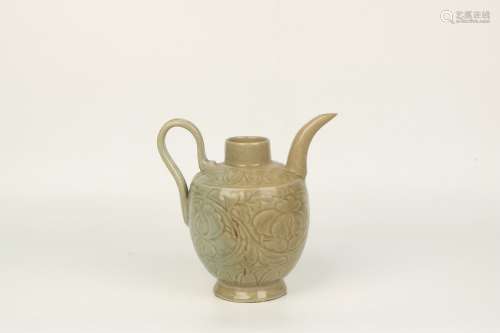 chinese celadon glazed porcelain teapot