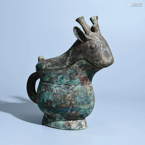 A Rabbit Bronze Gong