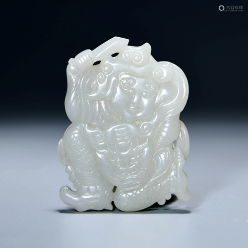 A White Jade Pendant