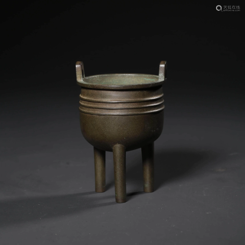 A Three-legged Bronze Censer