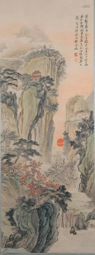 A Chinese Hanging Scroll, Jincheng Mark