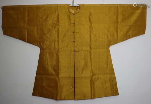 Imperial Yellow-Ground Silk Informal Robe