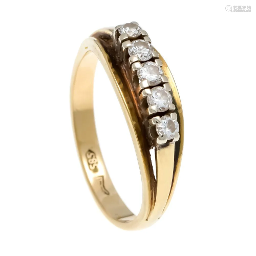 Diamond ring, gold ring 585/00