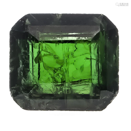 Tourmaline 3.84 ct, emerald cu