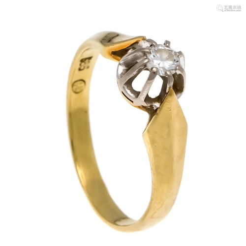 Diamond ring GG 585/000 with a