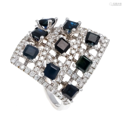 Sapphire-brilliant-ring WG 585