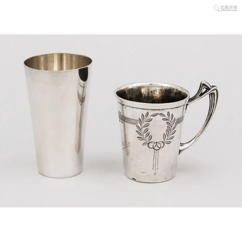 Art Nouveau beaker, German, ar