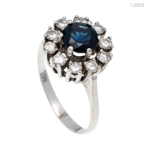 Sapphire and diamond ring WG 5