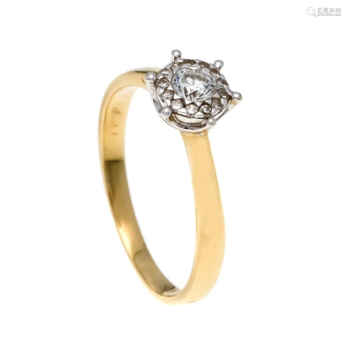 Diamond ring GG 585/000 with a