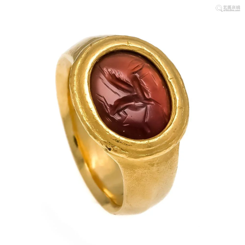 Gemstone ring GG 900/000 golds