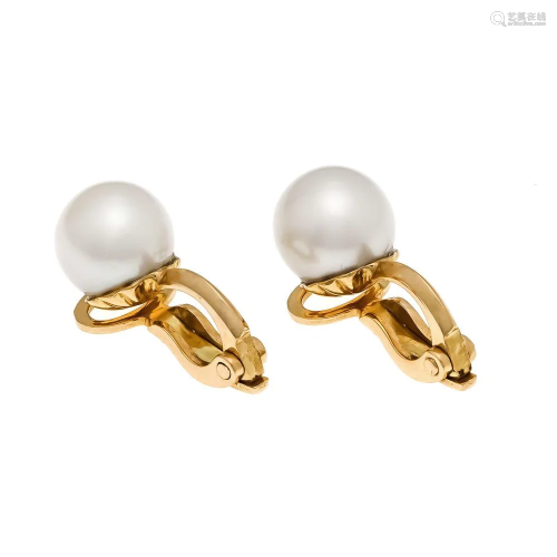 Akoya pearl ear clips GG 750/0