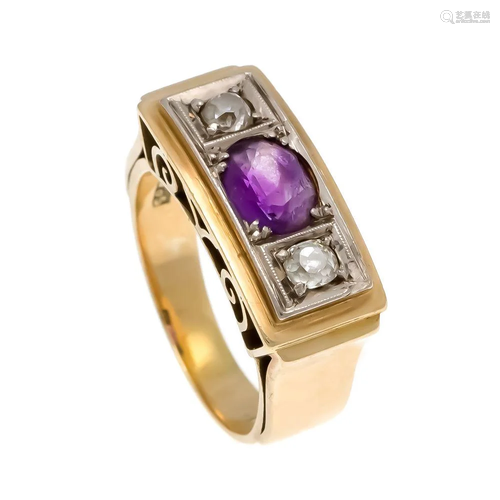 Amethyst old European cut diam