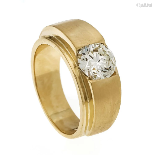 Diamond ring gold 750/000 with