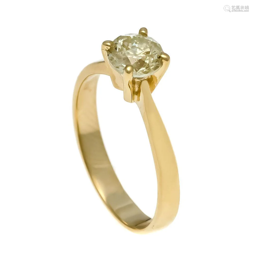 Diamond ring gold 585/000 with