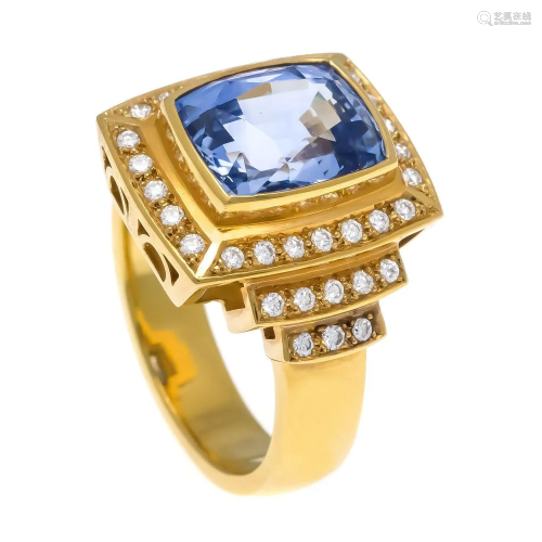 Sapphire diamond ring 750/000
