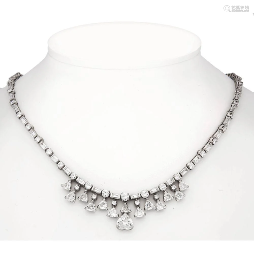 Diamond necklace WG 750/000 wi