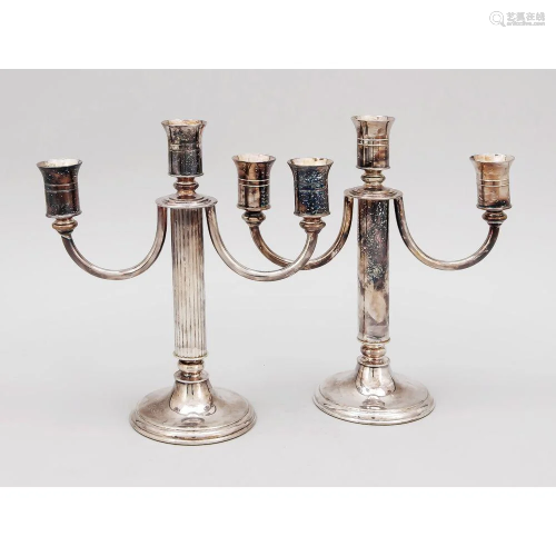 Two candlesticks, 20th century