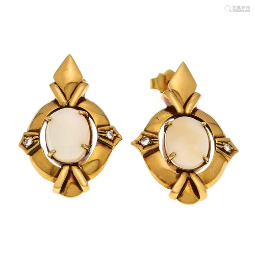 Opal diamond ear studs RG 750/