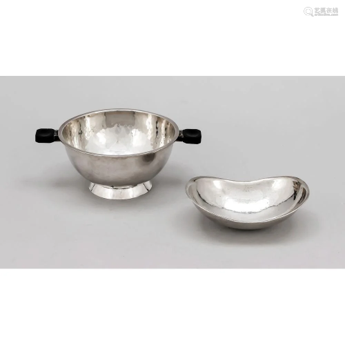 Two Art DÃ©co bowls, German, 19