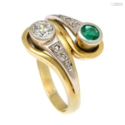 Emerald old European cut diamo