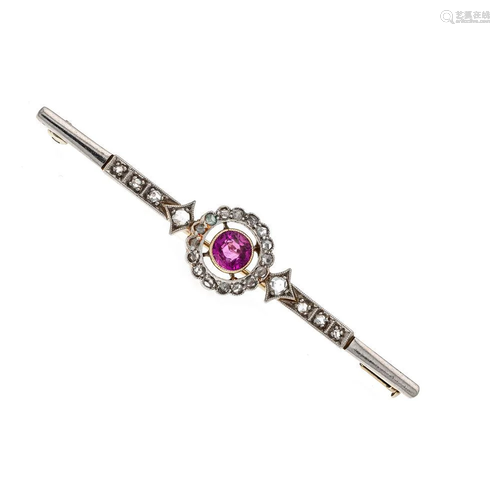 Ruby diamond rose rod needle R